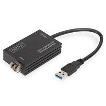 DIGITUS Síťový adaptér USB3.0 Gigabit SFP
