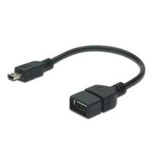 Digitus USB 2.0 adapter cable, OTG, type mini B -