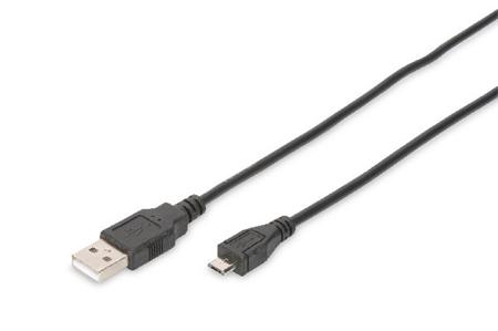 Digitus USB 2.0 connection cable, type A - micro