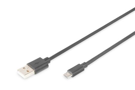 Digitus USB 2.0 kabel USB A samec na USB micro B