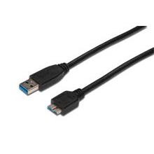 Digitus USB 3.0 kabel, USB A - Micro USB B, M /
