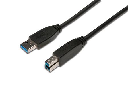 Digitus USB 3.0 propojovací kabel, type A - B