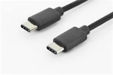 Digitus USB 3.1 Type-C připojovací kabel, typ C do C, M / M, 1,0 m, vysokorychlostní, UL, bl