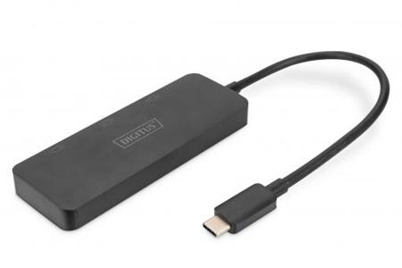 DIGITUS USB-C - 3x HDMI MST Video Hub DP 1.4,