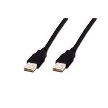 Digitus USB kabel A/samec na A/samec, černý,