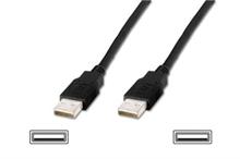 Digitus USB kabel A / samec na A / samec, černý, Měď, 5m