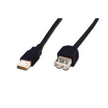 Digitus USB kabel prodlužovací A-A, 2xstíněný,