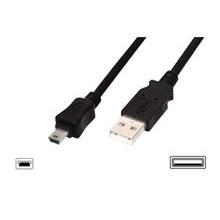 Digitus USB kabel USB A samec na B-mini 5pin