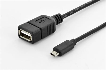 Ednet USB 2.0 adapter, type micro B - A M/F,