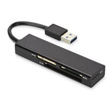 Ednet USB čtečka karet 3,0, 4-port Podporuje MS,