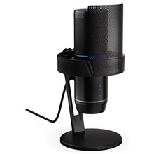 Endorfy Solum 2 Pro,Mikrofon, kondenzátorový, kardioidní, pop-up filtr, dotykové ztlumení, RGB podsvícení, LED signaliz