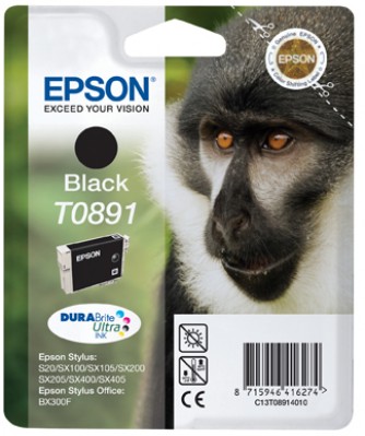 EPSON Black Ink Cartridge SX10x 20x 40x