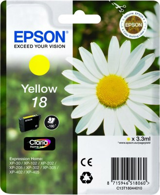 EPSON cartridge T1804 yellow