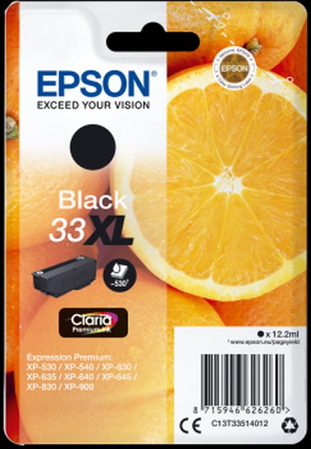 Epson Singlepack Black 33XL Claria Premium