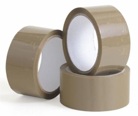 Europapier Lepicí páska - hnědá, šíre 48mm, návin