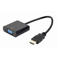 GEMBIRD kabelový adaptér HDMI na VGA M/F, černá