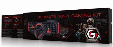 GEMBIRD Ultimátní herní sada 4 v 1 s americkým