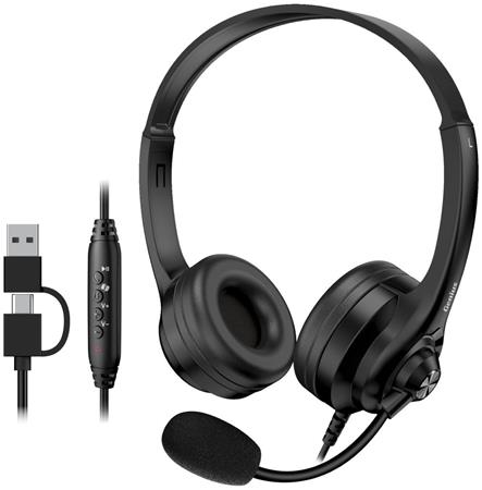 Genius HS-235U AI, Headset, drátový, náhlavní,