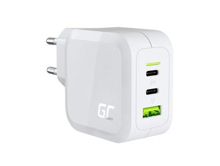 Green Cell bílá 65W GaN GC PowerGan nabíječka do