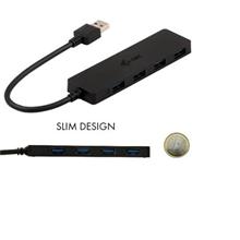 i-tec USB 3.0 SLIM HUB 4 Port passive - Black