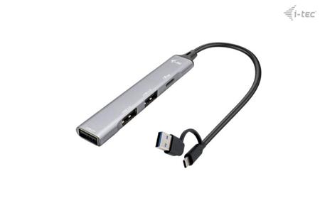 I-Tec USB-A/USB-C Metal HUB 1x USB-C 3.1 + 3x USB
