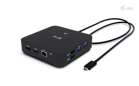 i-tec USB-C DP Dual HDMI Docking Station, Power