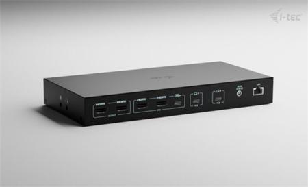 i-tec USB-C KVM Docking station for 3 Hosts, Dual