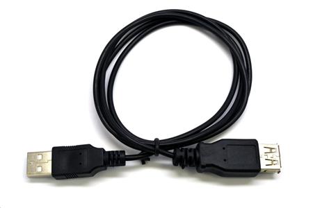 Kabel C-TECH USB A-A 3m 2.0 prodlužovací,