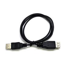 Kabel C-TECH USB A-A 3m 2.0 prodlužovací, černý