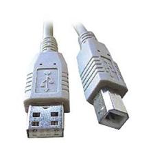 Kabel C-TECH USB A-B 3m 2.0, černý