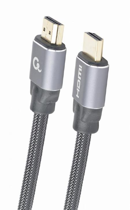 Kabel CABLEXPERT HDMI 2.0, 1m, opletený, černý,