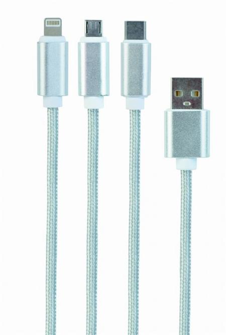 Kabel CABLEXPERT USB A Male/Micro B + Type-C +