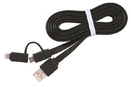 Kabel CABLEXPERT USB COMBO, MicroUSB + Lightning,