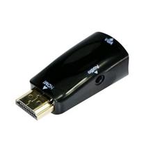 Kabel GEMBIRD red. HDMI na VGA + Audio, M/F, černá