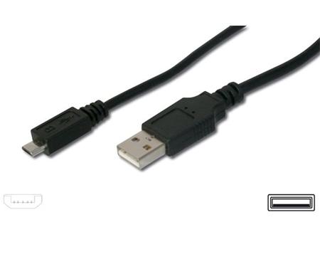 Kabel micro USB 2.0, A-B 1,5m, pro rychlé