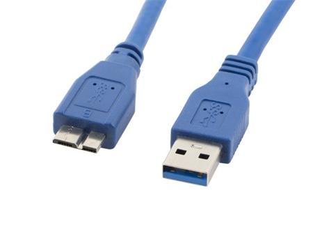 LANBERG USB MICRO(M)->USB-A(M) 3.0 CABLE 0.5M