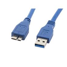 LANBERG USB MICRO(M)->USB-A(M) 3.0 CABLE 0.5M BLUE  