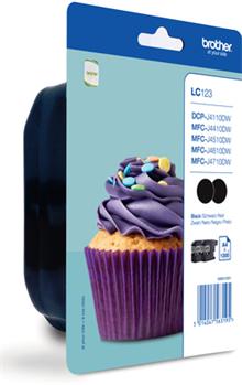 LC-123BKBP2 (inkoust multipack - 2x černá)