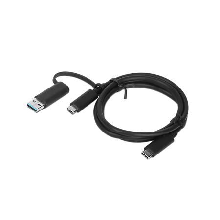 Lenovo kabel USB-C / USB-A+USB-C Hybrid