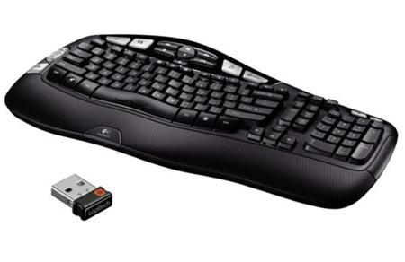 Logitech kláv. Wireless Keyboard K350, UK, USB,