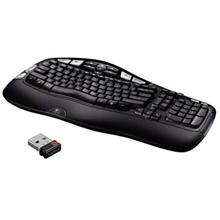 Logitech kláv. Wireless Keyboard K350, UK, USB, bezdrátová klávesnice, unifying  přijímač