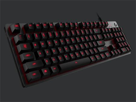Logitech klávesnice Gaming G413 červené