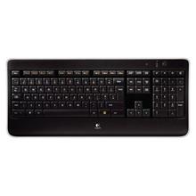Logitech klávesnice Wireless Illuminated Keyboard K800, CZ + SK (vlisováno v ČR), unifying přijímač, černá