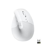 Logitech Lift Vertical Ergonomic Mouse - špinavě bílá, 400-4000dpi, 6 tlačítek, bluetooth, logitech bolt