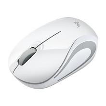 Logitech myš Wireless Mini Mouse M187, optická, 2 tlačítka, bílá