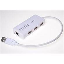 MicroConnect USB2.0 HUB 3-portový + Ethernet 10 /