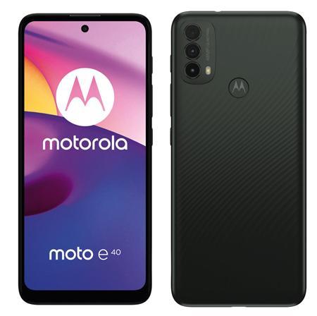 Motorola Moto E40 4+64GB DS GSM tel. Dark