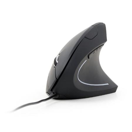 Myš GEMBIRD MUS-ERGO-01, ergonomická, černá,