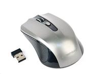 Myš GEMBIRD MUSW-4B-04-BG, černo-šedá, bezdrátová, USB nano receiver