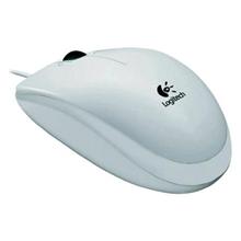 Myš Logitech B100 Optical USB Mouse, bílá